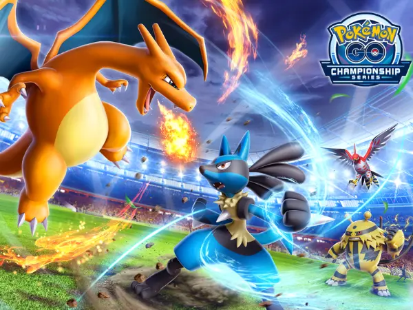 Pokémon Sports Day stadium artwork for Pokémon Mega Festa 2026