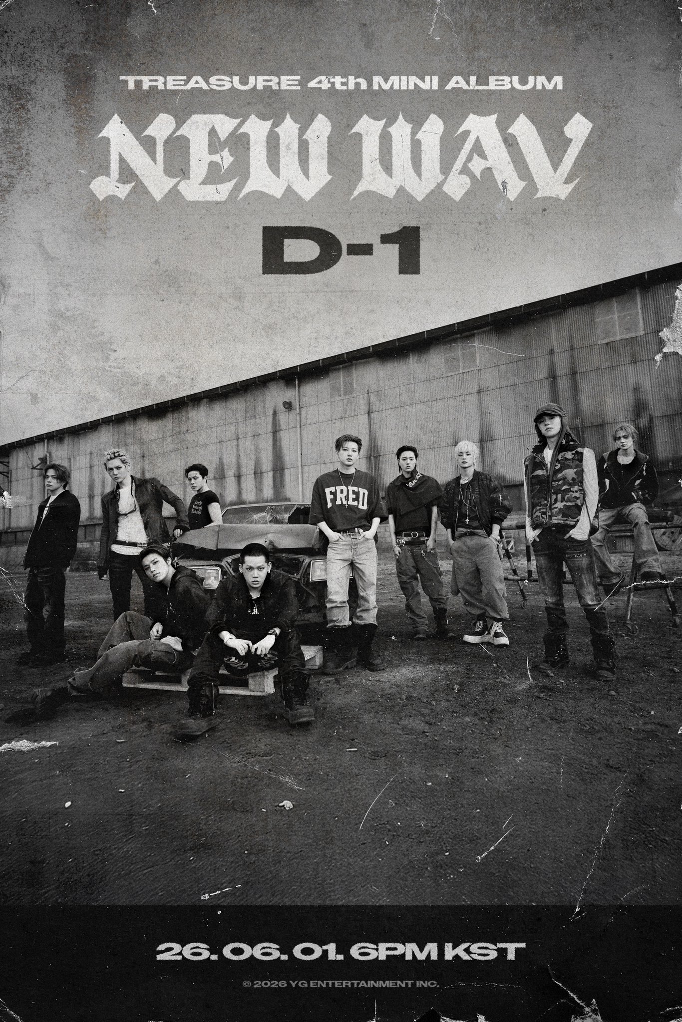 TREASURE NEW WAV D-1 poster